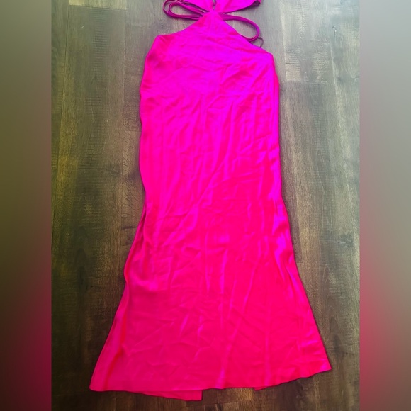 Retrofete Selma Dress | NWT | Large | Neon Pink - Picture 8 of 9